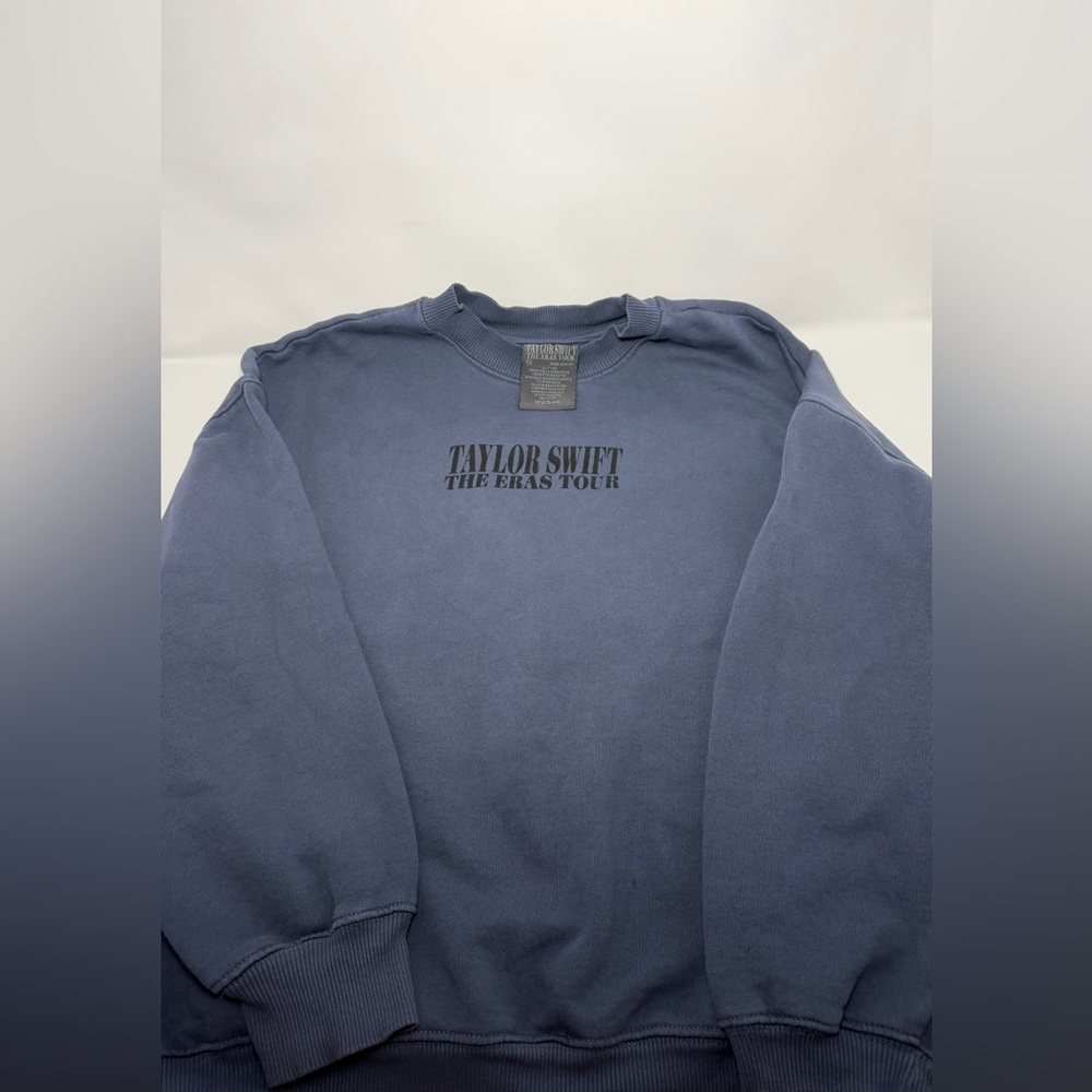 Taylor Swift Eras Tour Blue Crewneck 2023-2024, Size Medium